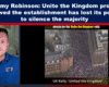 Expose News: Tommy Robinson speaks at Unite the Kingdom protest. Massive crowd gathers, showing the establishment can’t silence the majority.