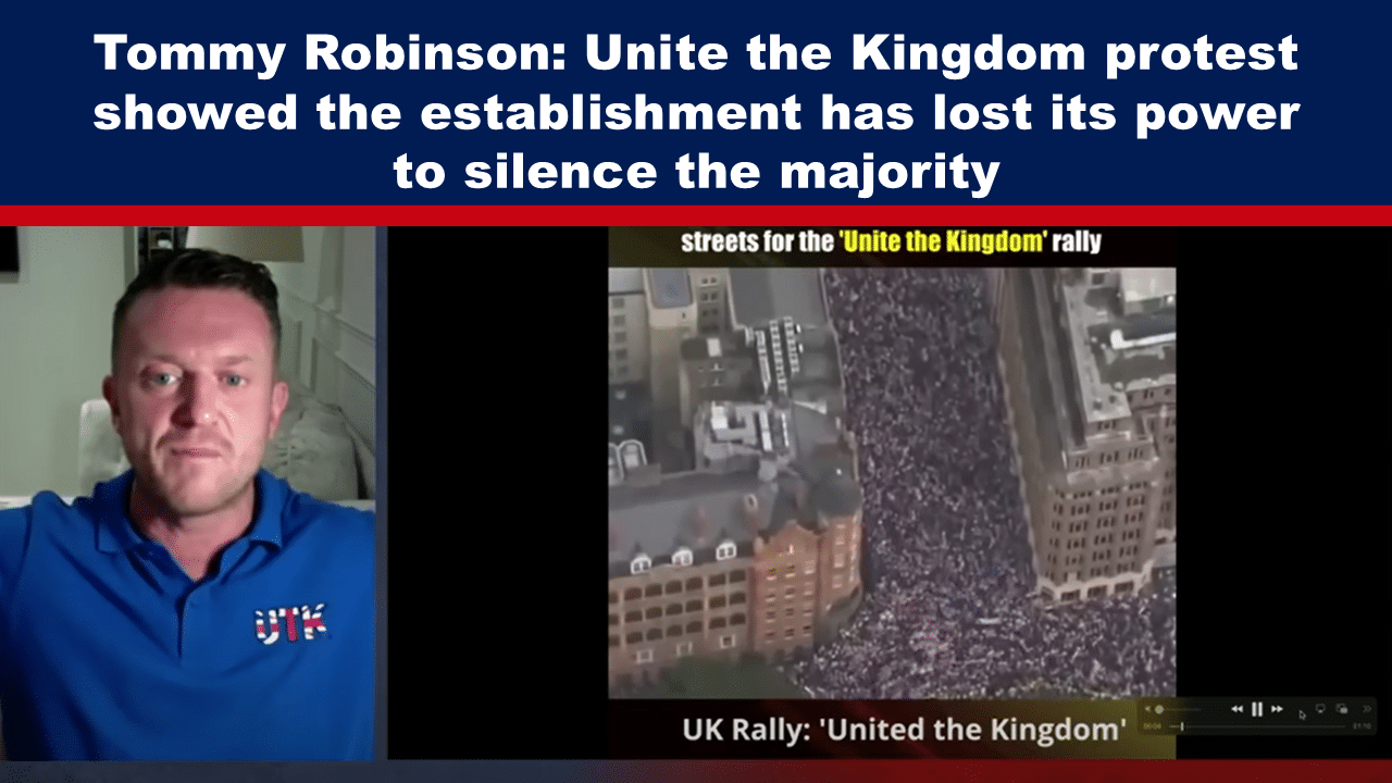 Tommy Robinson - The Expose Expose News: Tommy Robinson speaks at Unite the Kingdom protest. Massive crowd gathers, showing the establishment can’t silence the majority.