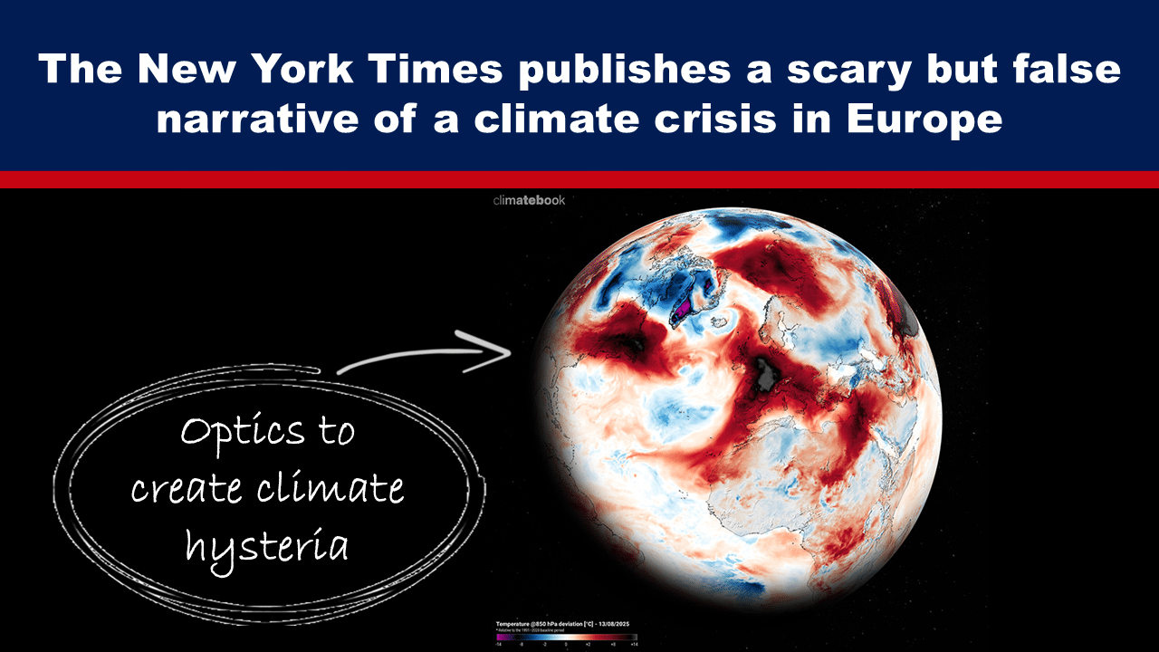 - The Expose Expose News: Map shows The New York Times' exaggerated climate crisis in Europe, suggesting hype over reality. Hysteria or fact? You decide!
